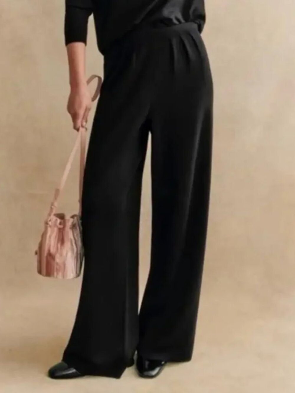 LouLou Knit Trousers - Black - Size Small - Mint Condition!